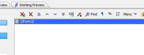 Blank JSON Form added to a UX